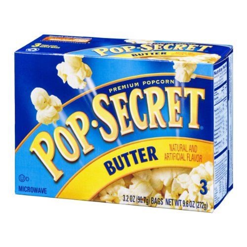 Pop Secret Classic Butter Popcorn, 9.6 Ounce -- 6 per case.