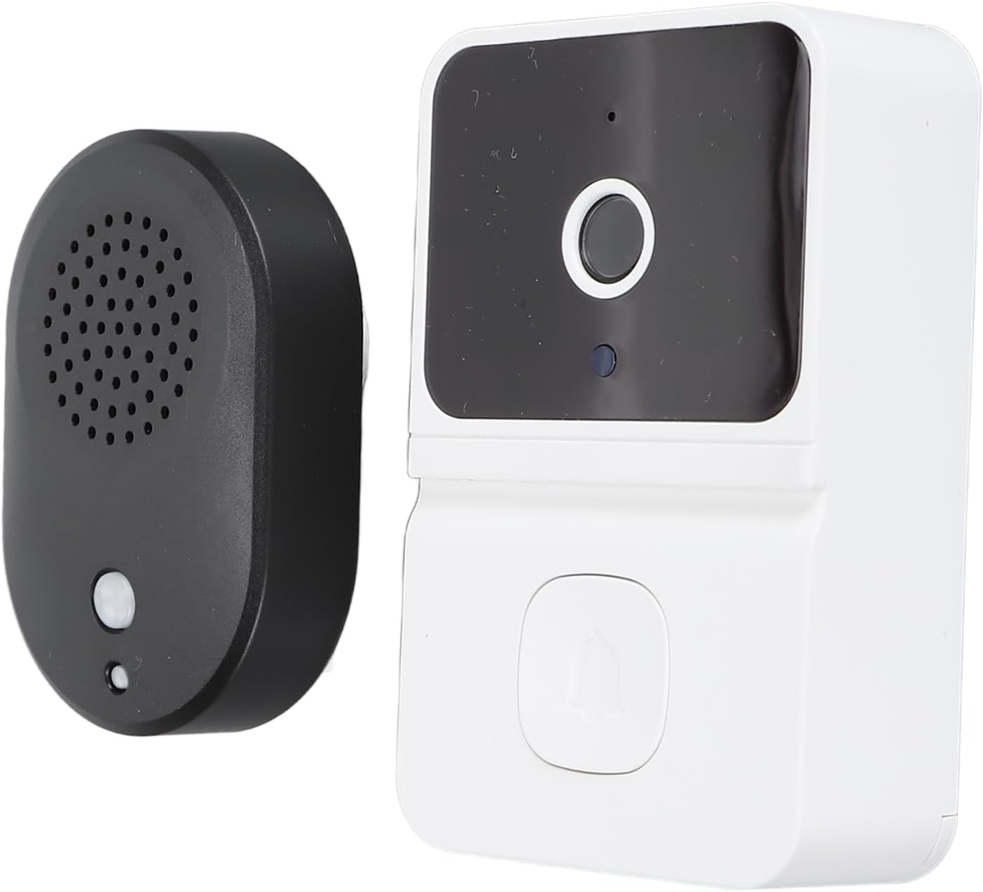 Doorbell Video Camera, 1080P 2 Way Talk AI Human Detection Smart Video Doorbell, IP66 Waterproof 2.4G Video Doorbell Camera with Night Vision for Indoor Outdoor