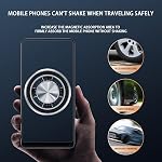 Support de téléphone magnétique pour voiture Air Évent - 360° Aimant Rotatable le plus fort, Secure No-Shake Design Support de téléphone de voiture avec Aimnet de Rubidium amélioré, Tous les téléphones compatibles, sans mains