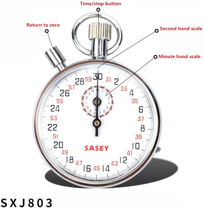 Mechanical Stop Watch Sports Chronograph Running Timer Handheld Stopwatch (SXJ806)