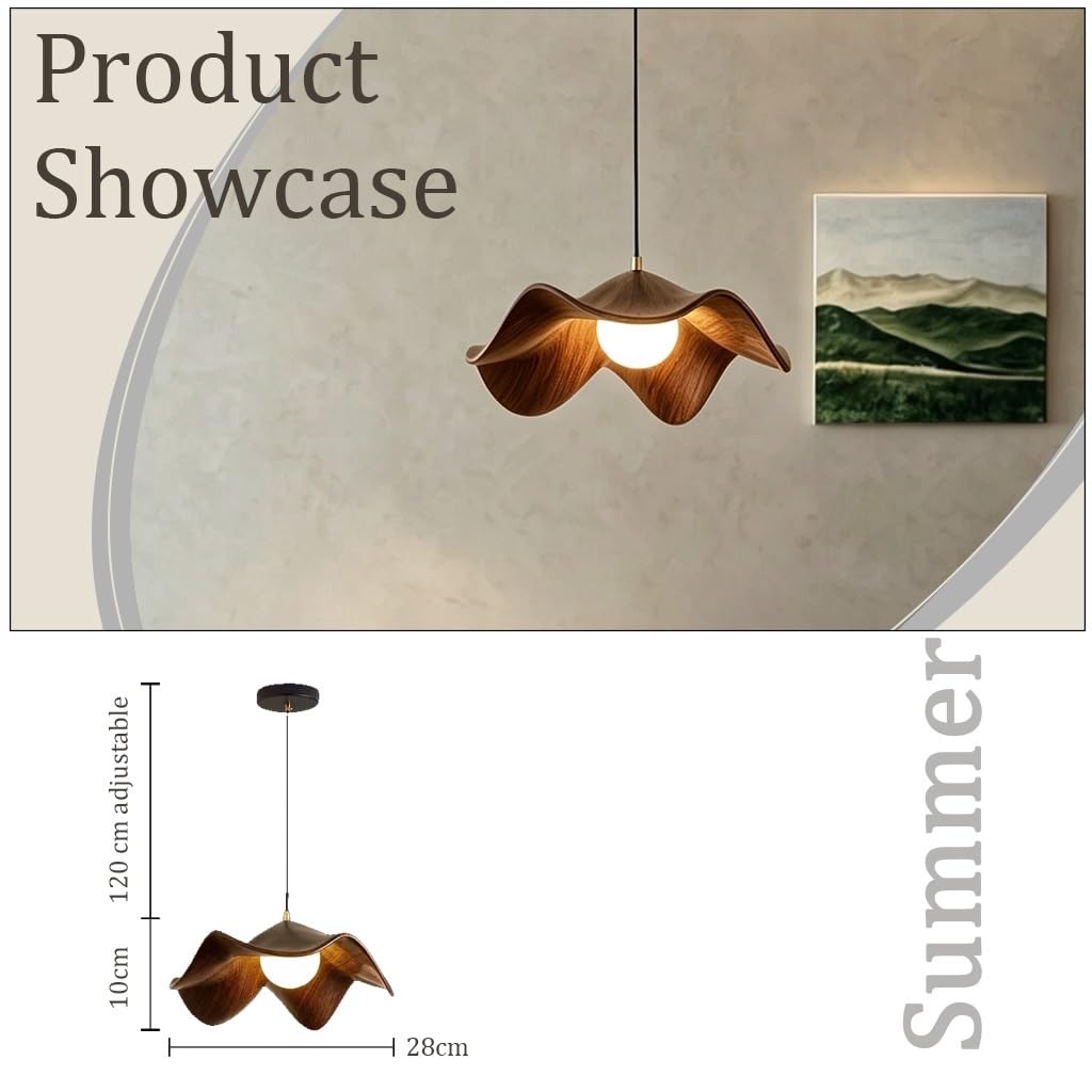 Lustre décoratif ondulé Lustres bohème en fer forgé Plafonnier italien moderne Hauteur du câble de suspension réglable Compatible avec une ampoule G9 Idéal pour les chambres les cuisines