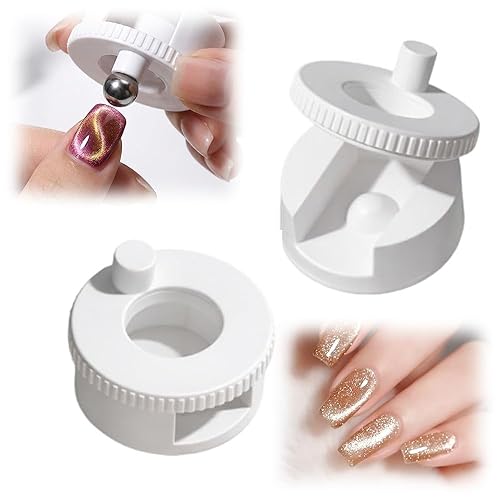 Miniatura 2 de Herramienta magnética giratoria de ojo de gato, apta para principiantes, rotación de 360 y fuerza magnética uniforme para uñas brillantes de ojo