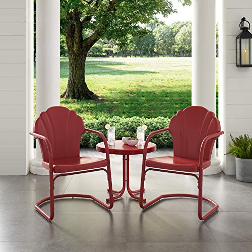 Crosley Furniture Tulip 3-Piece Chair & Side Table Set - Image 4
