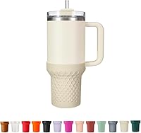 Vista 8 de Botas de silicona para Stanley, protector inferior de copa, accesorios para Stanley Quencher H2.0 FlowState Tumbler 20oz/20oz/30oz/Stanley Adventure