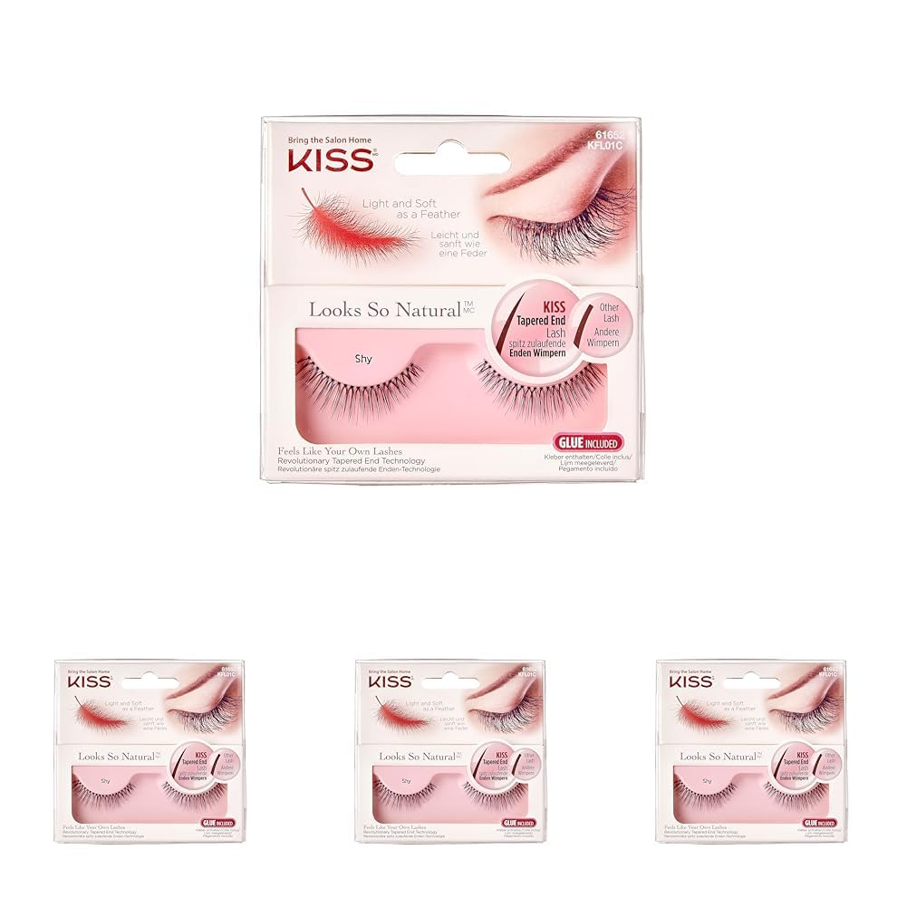 Kiss Wimpernband - Shy (Packung mit 4)