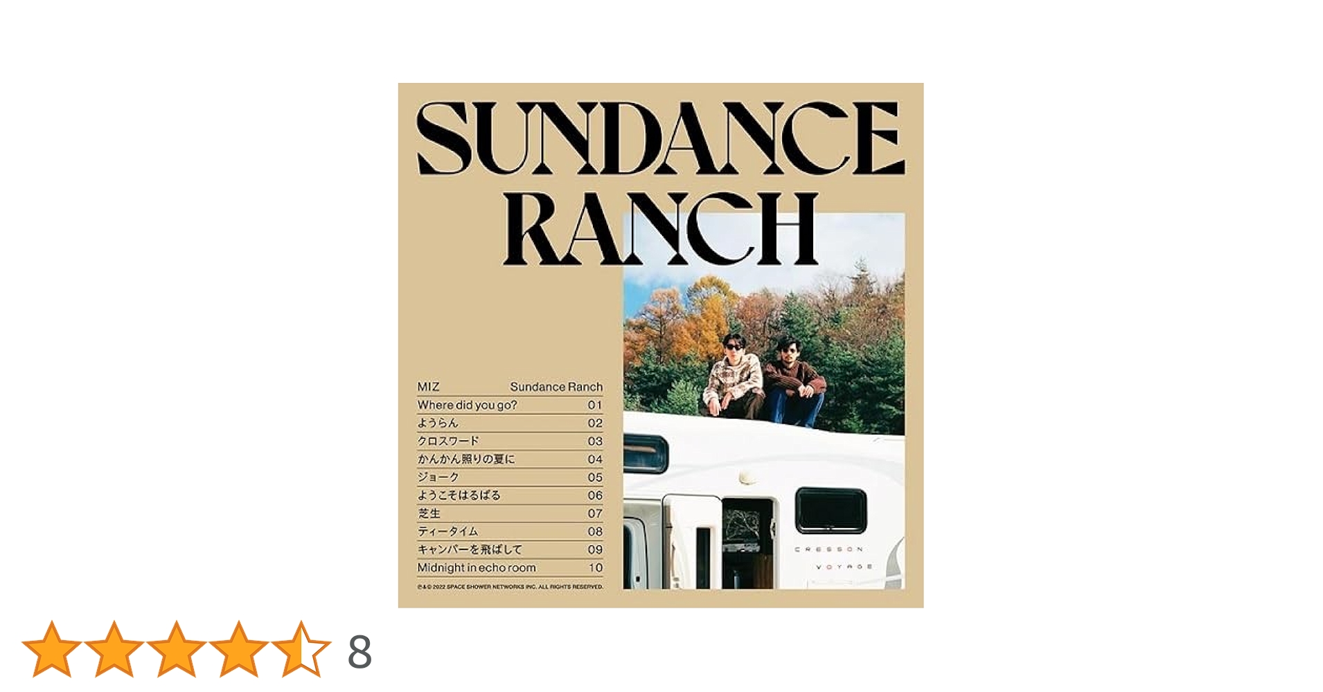 Amazon.co.jp: MIZ / Sundance Ranch [Analog]: ミュージック