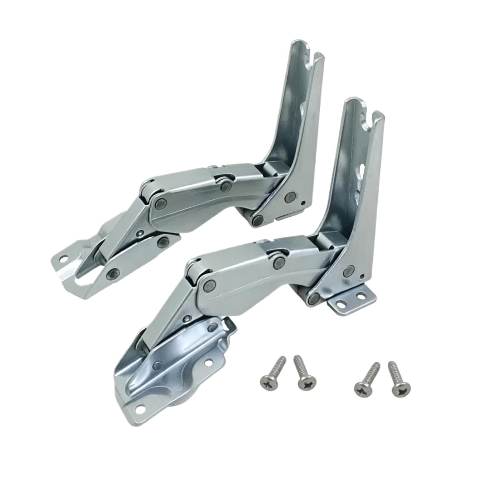 Genterun Js08-1Pair Built-In Refrigerator Door Hinge Js99 Js08 Js88, Flat Type Fridge Freezer Door Closer Replacement Accessories(Js08-1Pair)