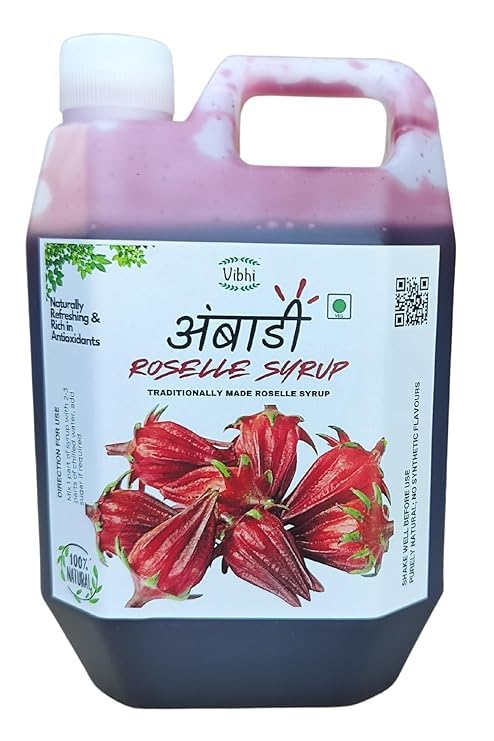 Vibhi Traditional Ambadi Sharbat/Roselle Syrup 900ml