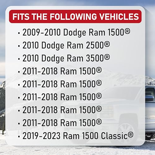 Image of HVAC Air Blend Door Actuator Replacement by AA Ignition - Compatible with Dodge and Ram Trucks - 2011-2018 Ram 1500, 2500, 3500, 4500, 5500, Classic - Replaces 604-005, 68089742AA, 68448026AA, G04029