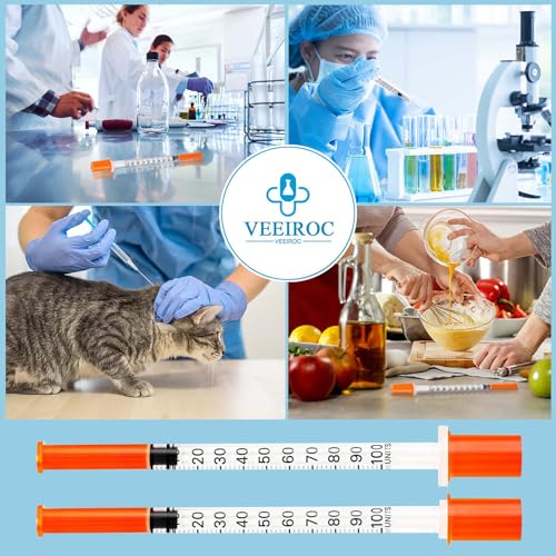 u-100 syringes with needle - 30g 51634 8mm 1mlcc disposable syringe individual wrapped 30pack