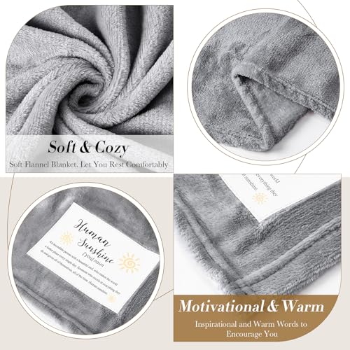 Moukeren 6 Pcs Back to School Student Gifts Gray Human Sunshine Blankets by Moukeren - Used condition - Image 2