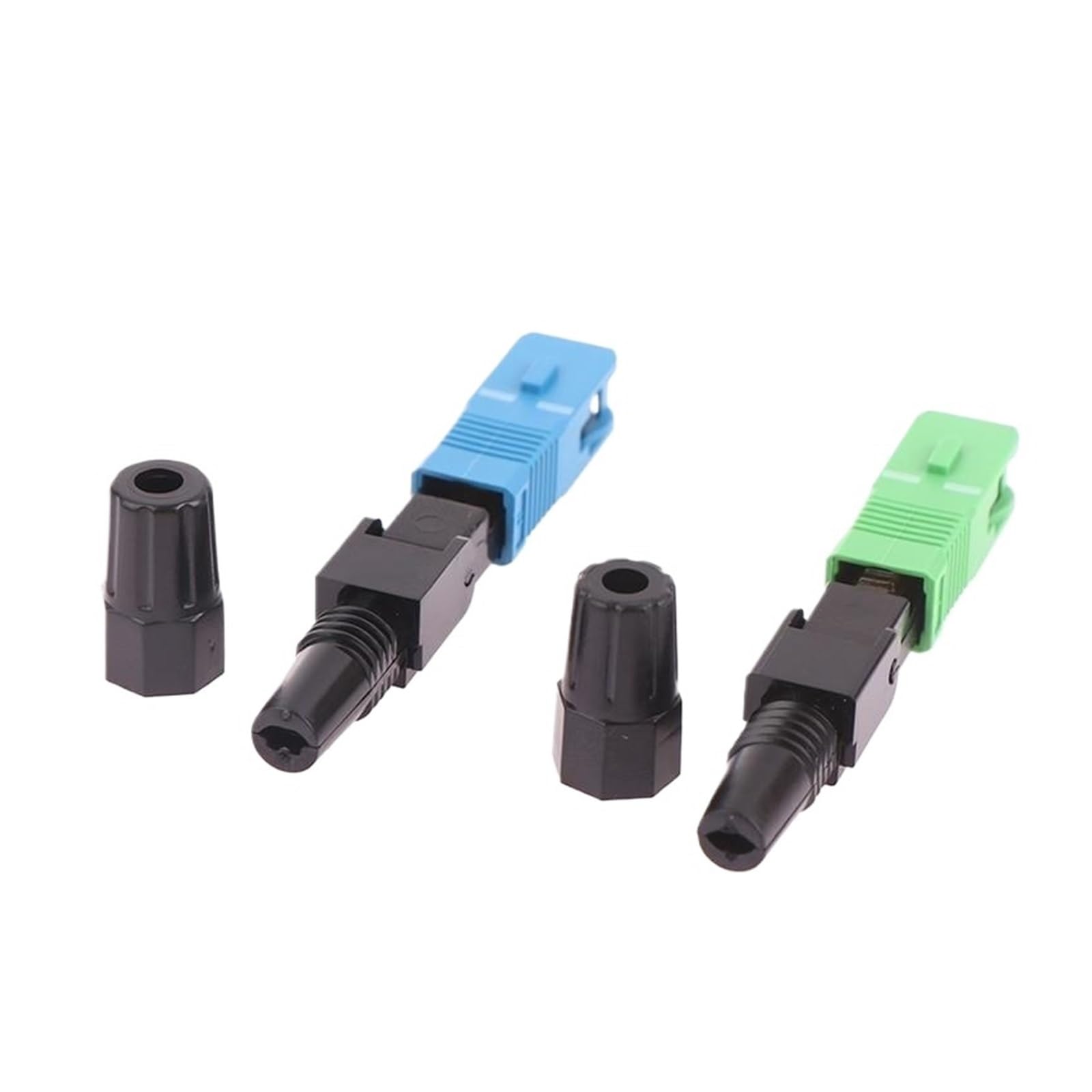 Épisseur de Fibre Optique Adaptateur Fibre Optique monomode Rapide SC APC, 5 pièces, Assemblage sur Le Terrain for FTTH(B)