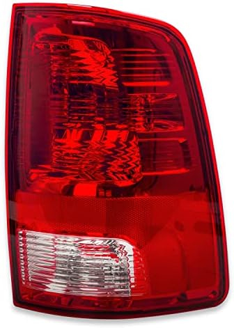RANSOTO Right Side Tail Light Compatible With 2009-2018 Dodge Ram 1500 2500 3500 Passenger Rear Taillight Brake Lamp With Bulb Replaces CH2819124