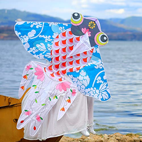 Mint's Colorful Life Kite For Kids And Adults, Goldfish Kite Easy To Fly #TOP1