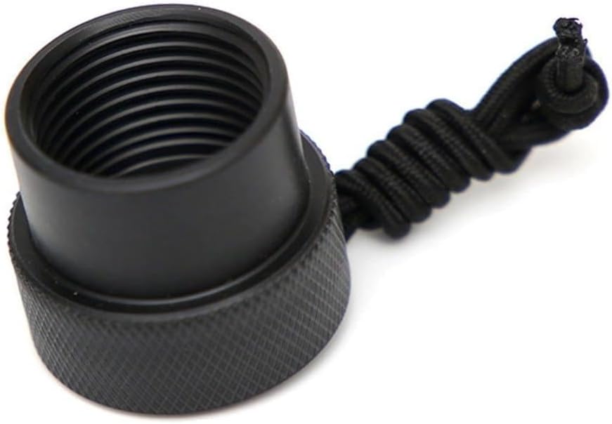 Scuba Diving DIN First Stage Regulator Cap 200-Bar and 300-Bar for Tank Valves, Vented ABS Cover, Saltwater Resistant, Black (Pack of 1 or 2)