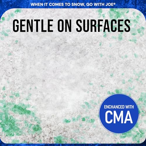 Snow Joe Premium Enviro Blend Ice Melt, Green-Coated Deicer Crystals - Safer Melter for Vegetation, Concrete & Metals w/Anti-Corrosion Calcium Magnesium Acetate - 25 lb - Thumbnail 6