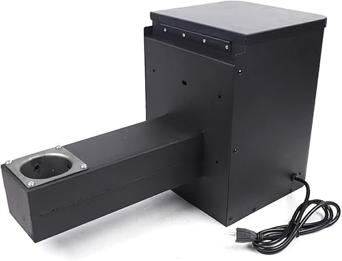 Parrilla de ahumador de pellets de madera dura para barbacoa, tipo perilla eléctrica con pantalla digital, controlador de temperatura, para