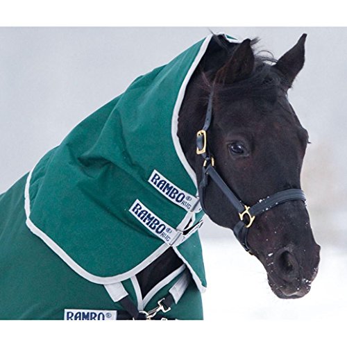 Rambo Original Turnout Hood 250g - green silver - Halsteil