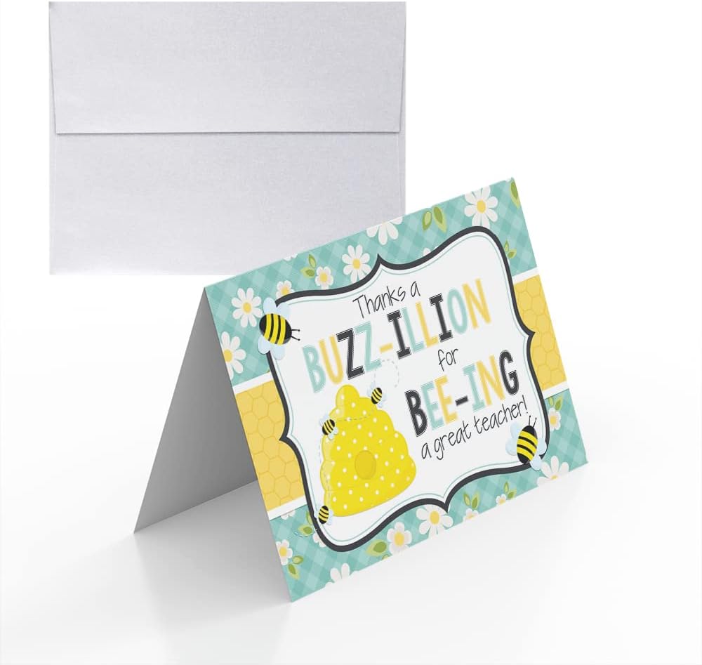 Amanda Creation Thanks For Being A Great Teacher Bee Themed Teacher Appreciation