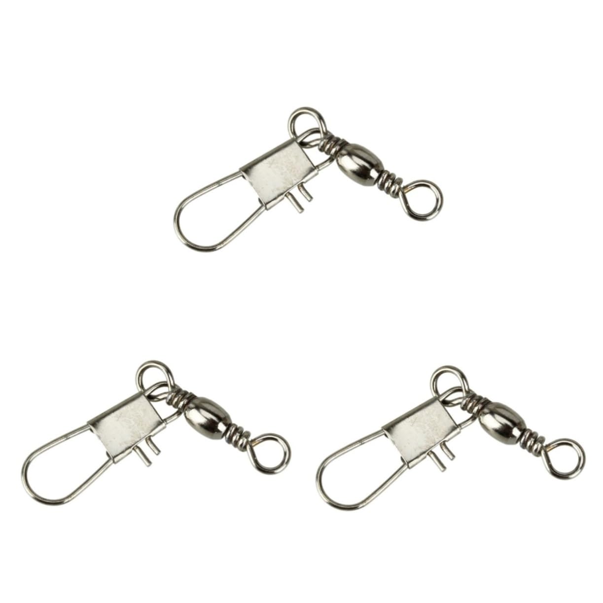 SUPVOX Connettore a Scatto Da Pesca Girevole Con Cuscinetto Da Pesca Girelle Da Anello Di Collegamento Di Connettore Del Cuscinetto Di Girevoli Girella Da