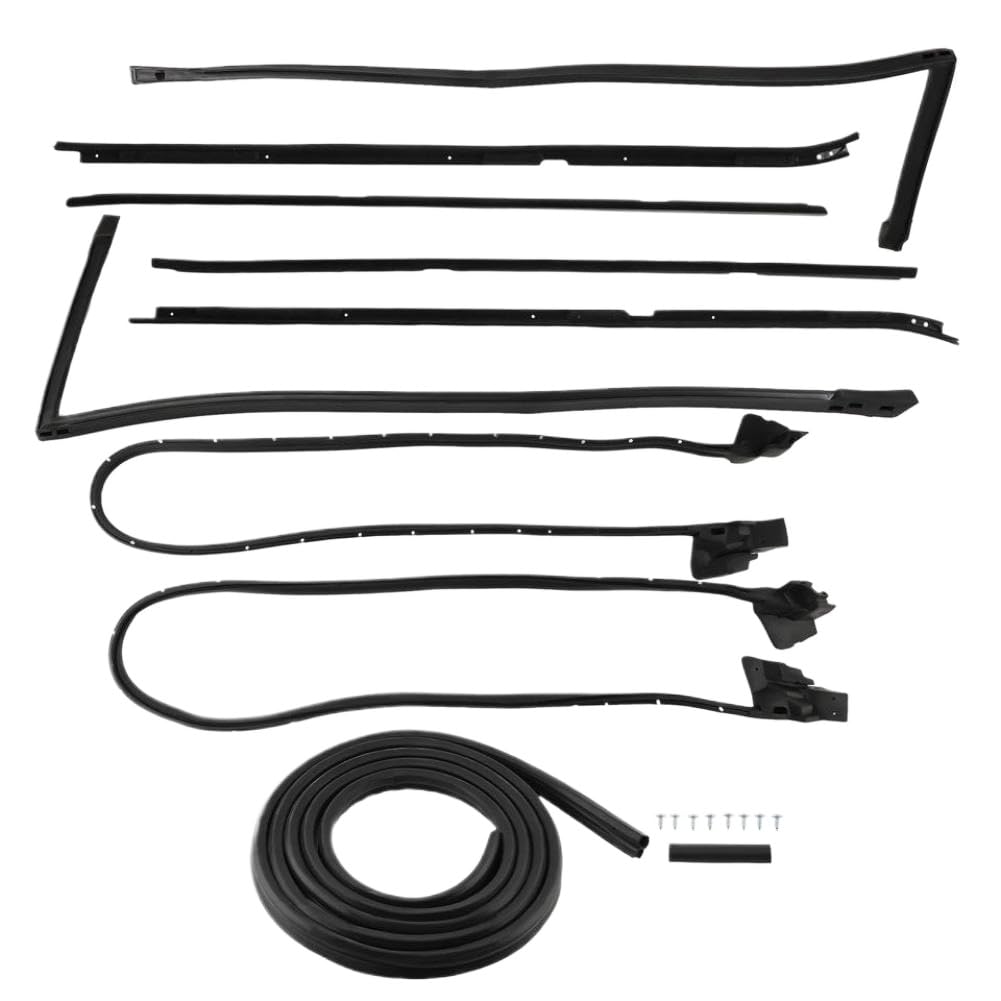 Weatherstripping Seal Kit Compatible with Regal Regal Cutlass RWD G-Body 1981-1988 Rubber