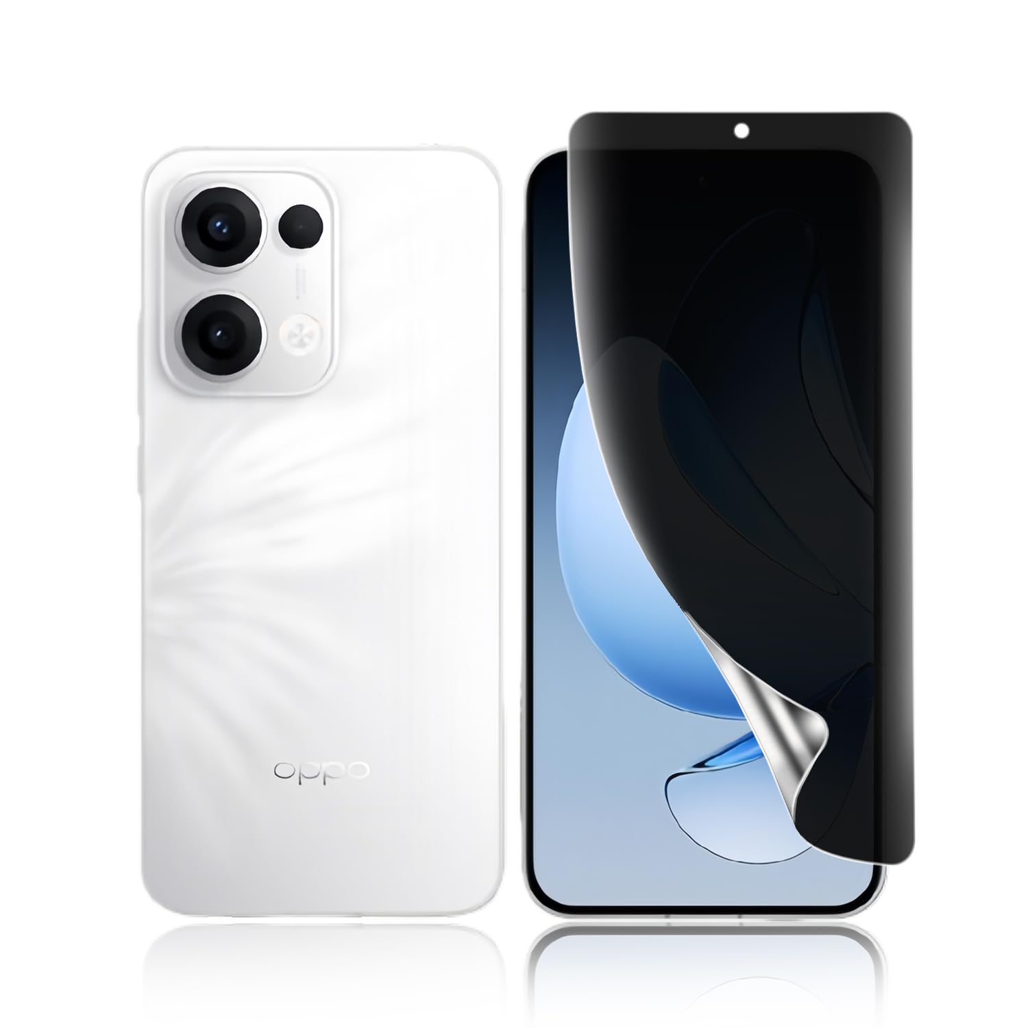 Amazon.co.jp: 【覗き見防止】OPPO Reno 13A 用全面保護フィルムTPU
