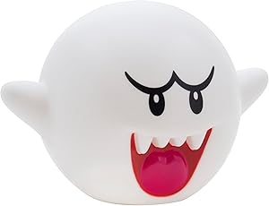 Super Mario Bros 3D Boo Licht - Offiziell lizenziertes Nintendo Merchandise, Stimmungslicht für Zuhause oder Bürodokumentation, Geschenk für Retro-Gamer