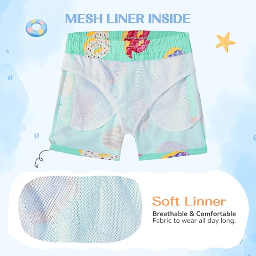 Image of American Trends Boys Swim Trunks Toddler Swim Shorts Bathing Suit Kids Swimsuit Youth Swimwear