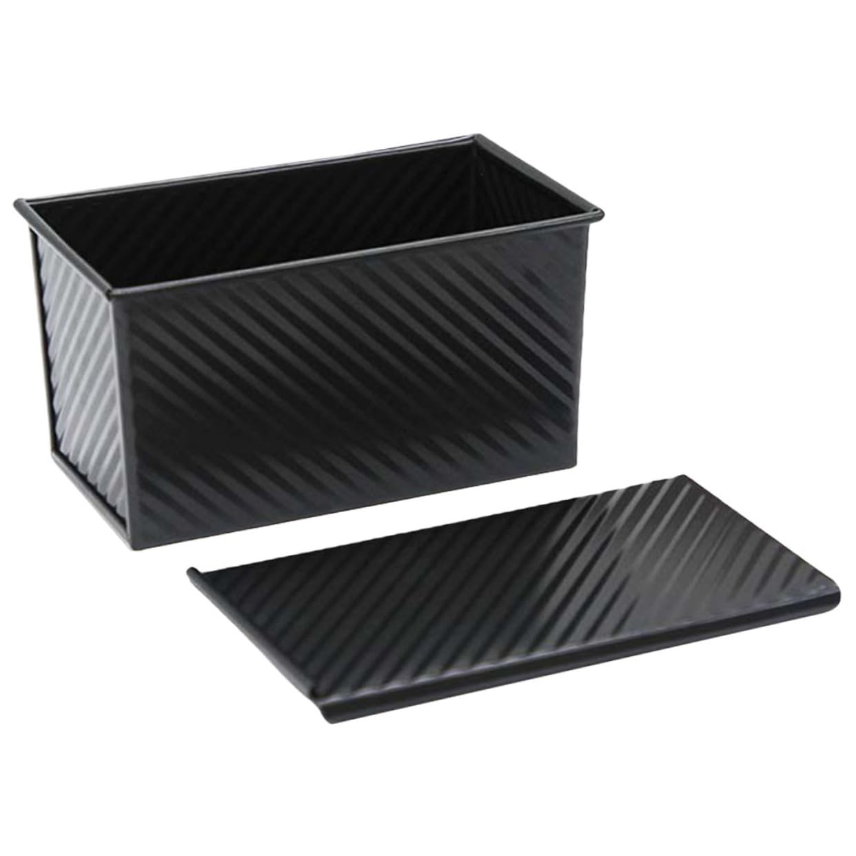 Cabilock 4 Piezas De Sartén Antiadherente Para Pan Sartén Con Tapa Utensilios De Cocina Molde Para Pan Con Tapa Utensilios Para Hornear Con Asa Tapete Para Hornear Panera De