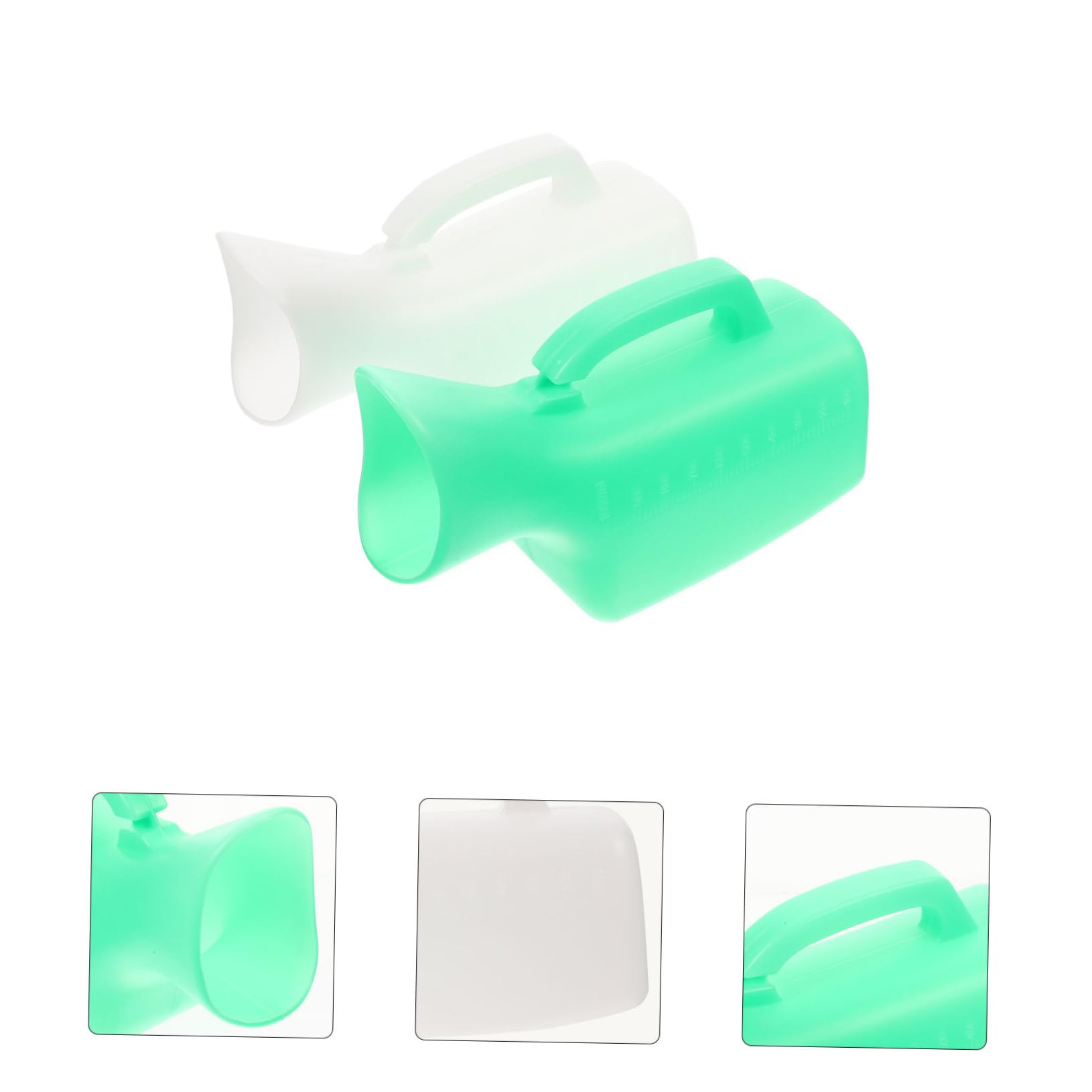 NOLITOY 2pcs Women's Urinal with Pocket Lid Portable Potty Emergency Women Urinals Boys Potty Kid Potty Female Urinal with Lid Boy Potty Emergency Urinal Portable Pp