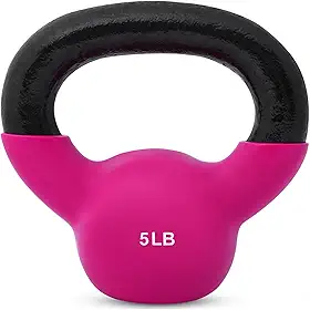JFIT Kettlebell Weights Ferro revestido de vinil, 2,3 kg