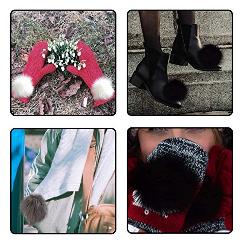 EXCEART 36 Peças Pompons Bola Charme Artesanal Artesanal de Cores Sortidas Bola de Pelúcia Pingente