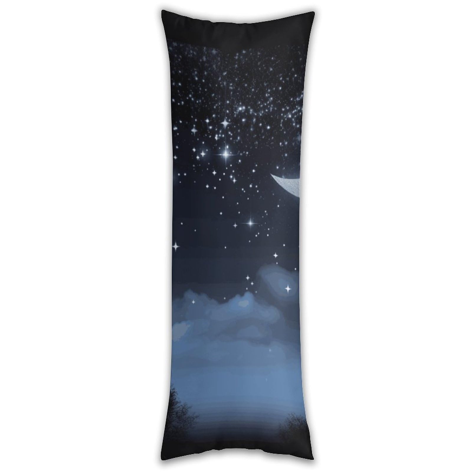 Taie d'oreiller lune douce 50x137 cm pour créer un cocon de détente dans votre chambre à coucher