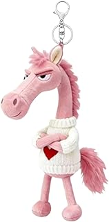 馬キーホルダー | 2026 プラッシュバックパックオーナメント,午年の車キーホルダーとキーリング,誕生日プレゼント 卒業祝い 旅行 男女 子供 大人 ギフト 贈り物