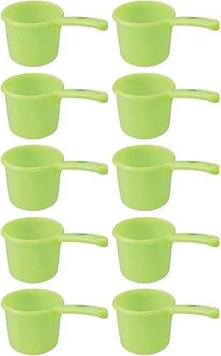 Miniatura 11 de JapanBargain Juego de 2 cucharones de agua japoneses de plástico para baño, cucharón filipino tabo de fondo plano, hecho en Japón (2, blanco)