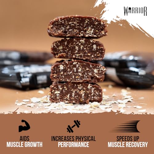 Barritas de proteína flapjack de chocolate 12x75g snack de avena 6