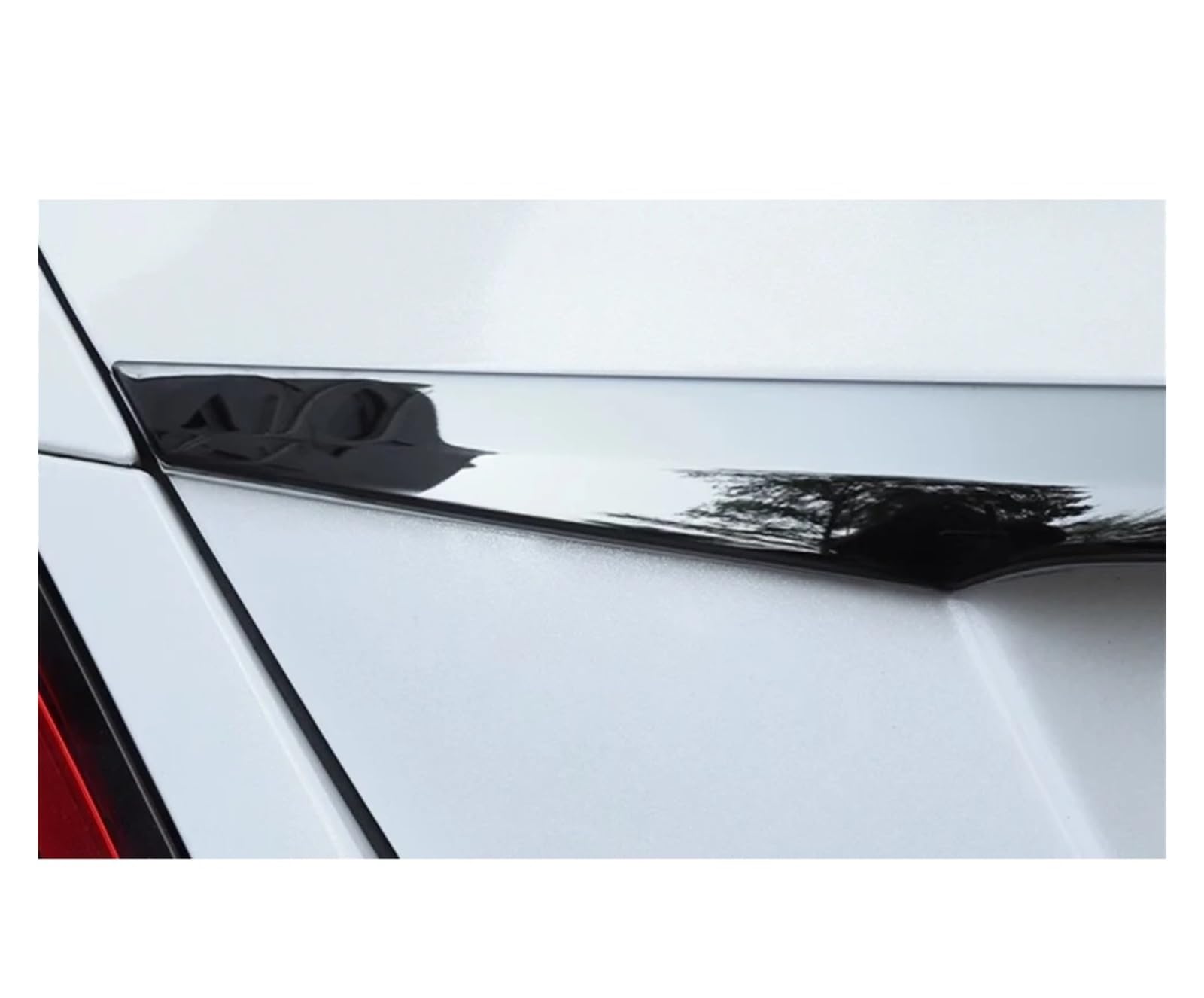 Steel Rear Tailgate Trunk Lid Cover Trim Compatible for Benz C-Class W205 2015-19 2020 2021 Car Exterior Accessories