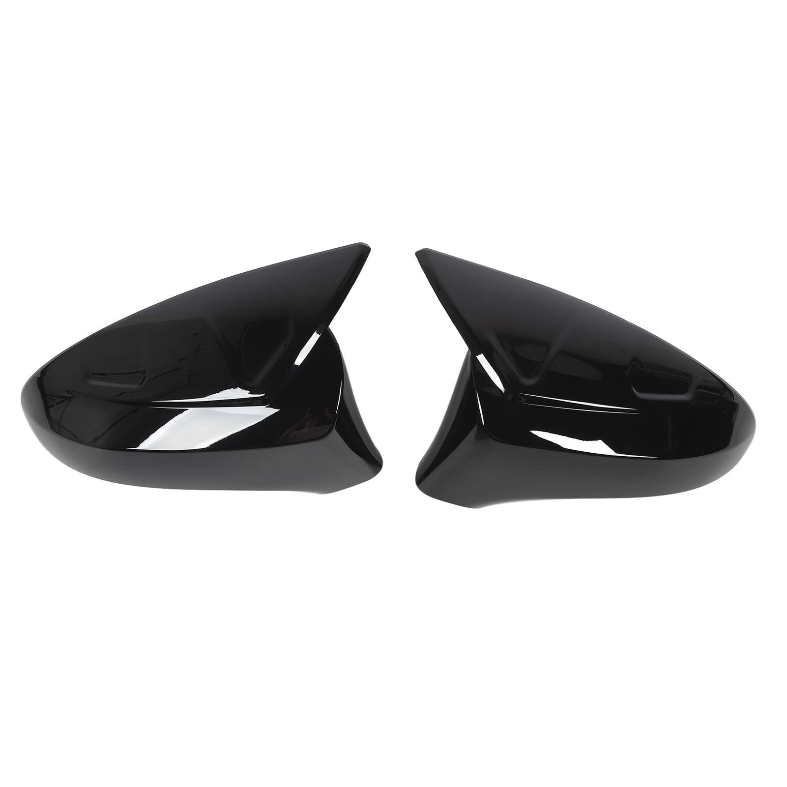 2 pz robusta copertura per specchio laterale ABS, facile installazione con fibbia, rivestimento protettivo, aspetto squisito, per IS200t IS250 IS350 GS ES CT RC LS IS (Glossy Black)