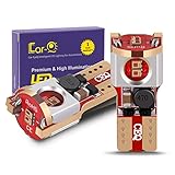 Car-EyeQ T10 Wedge 194 168 LED Bulbs, Pure Red 194R 2825 W5W 175 Rear Side Marker, License, Interior Map, Dome, Trunk, Courtesy, Inner Tail lights 2821 658 W5WLL 2825LL 5W 12V Replacement Lamps