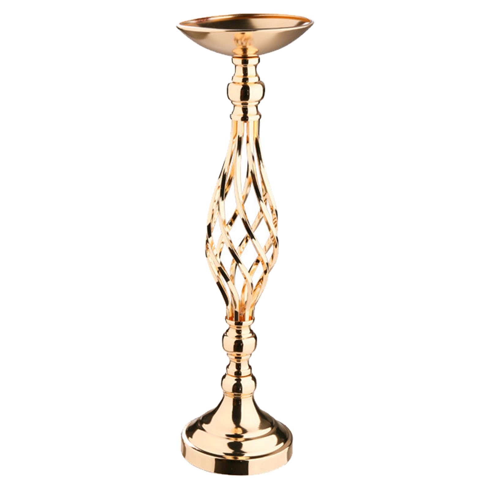Yhplxyuus Metal Flower Arrangement Stand Pillar Holders for Wedding Party Dinner Centerpiece Event Restaurant Hotel Decors Metal Flower Stands for Wedding Centerpieces