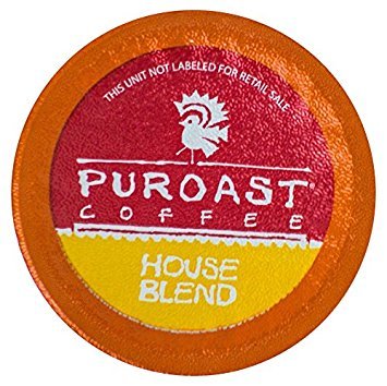 Puroast Low Acid Coffee Single-Serve Pods, House Blend, High Antioxidant, Compatible with Keurig 2.0 Coffee Makers (60 Count)