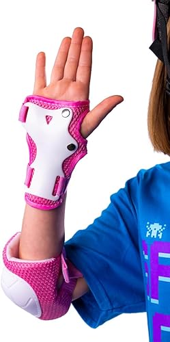 Miniatura 4 de Rude Boyz - Juego de almohadillas para casco de bicicleta, rodilleras, coderas, muñequeras para niños y niñas