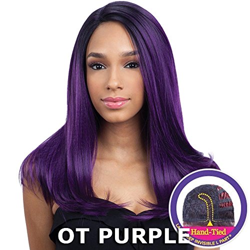 FreeTress Equal Lace Deep Invisible L Part Lace Front Wig - JUSTICE (4 Medium Brown) by FREETRESS EQUAL