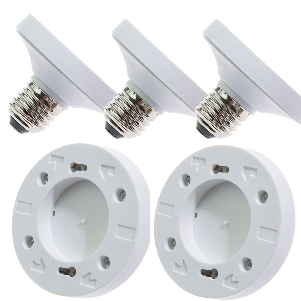 Amazon.co.jp: SF-RC 5個 E27→GX53/E26→GX53 金変換アダプター