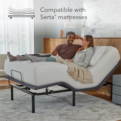 Image of Serta baselogic Level 2 Adjustable Base Bed Frame - Twin XL - Head and Foot Adjustability, Wireless Remote, Zero-Gravity Preset, and Foldable for Convenient Mobility and Storage