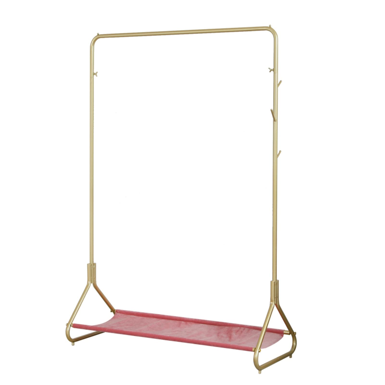 Porte-manteaux robuste en métal doré de qualité supérieure pour intérieur moderne