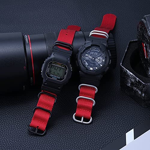 Bracelet nylon 16mm de qualité supérieure et adaptateurs Casio - 5