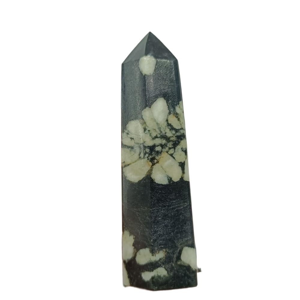 KJEBVHIRS Chrysanthemum Stone Small Crystal Column Home Office Decoration Gift Ornaments (Size : 5pcs)