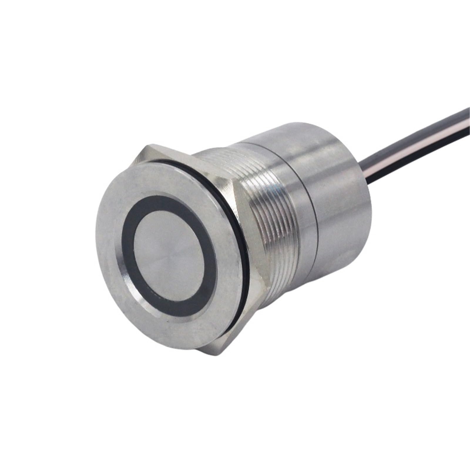 1 sztuk/przełącznik inteligentny czujnik dotykowy 12 V chwilowy czujnik zatrzaskowy LED przełącznik światła przycisk 16/19/22/25/30 mm IP69K DC 6 V 24 V kontrola opóźnienia (brak diod LED, 16