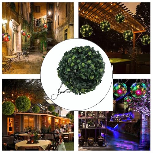 Lámpara solar de bola para jardín: iluminación exterior cálida y decorativa 3